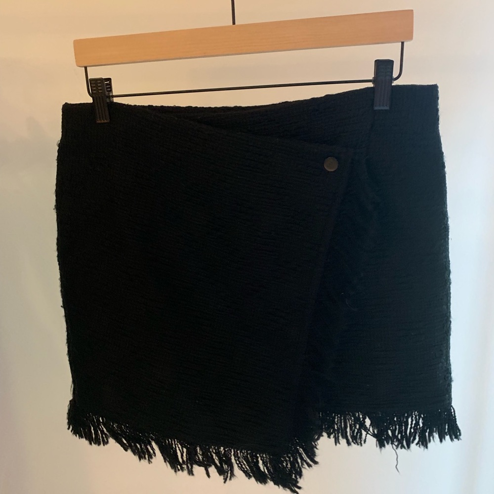 Zara fringe mini skirt